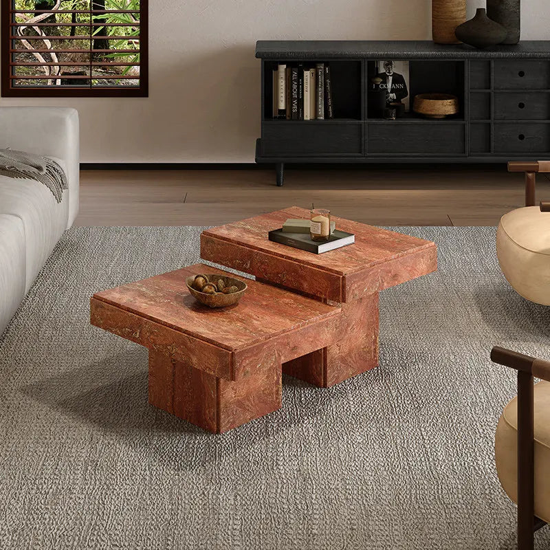 Symphony of Rust and Stone: Why Red Travertine is the Next Monument of Modern Dining