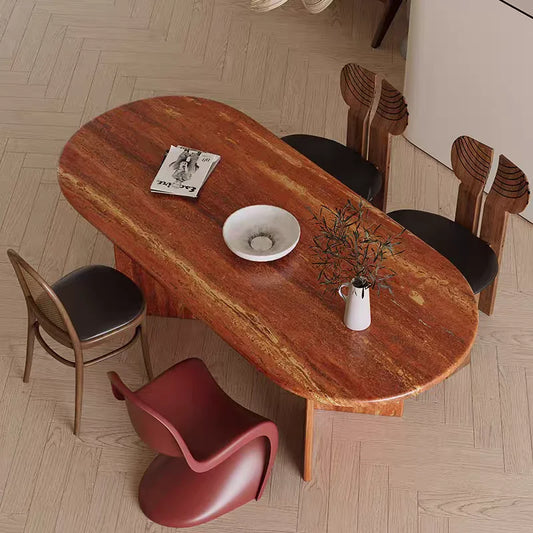 Crimson & Stone: The Sophisticated Allure of Rare Red Travertine