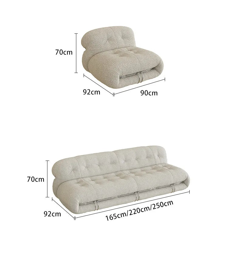 The Soriana Series: Architectural Lounge Chair & Sofa Collection