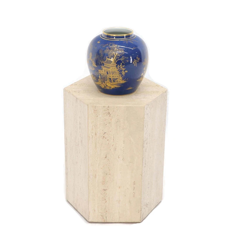 The Hexagon: Monolithic Natural Marble Side Table