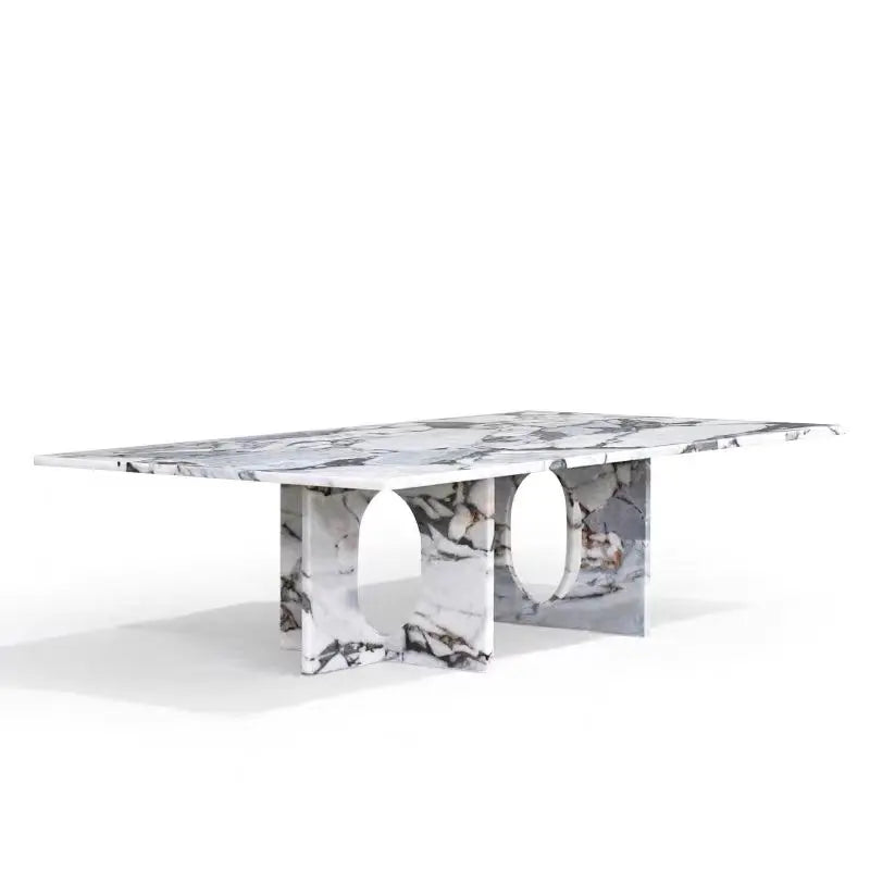 The Monumental Plinth: Sculptural Elephant White Marble Coffee Table